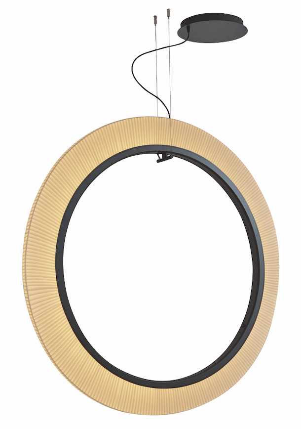 Roda S/120/V LED Dimmable Pendant - Bover - Pendants - Cream - Surface Canopy - HORNE