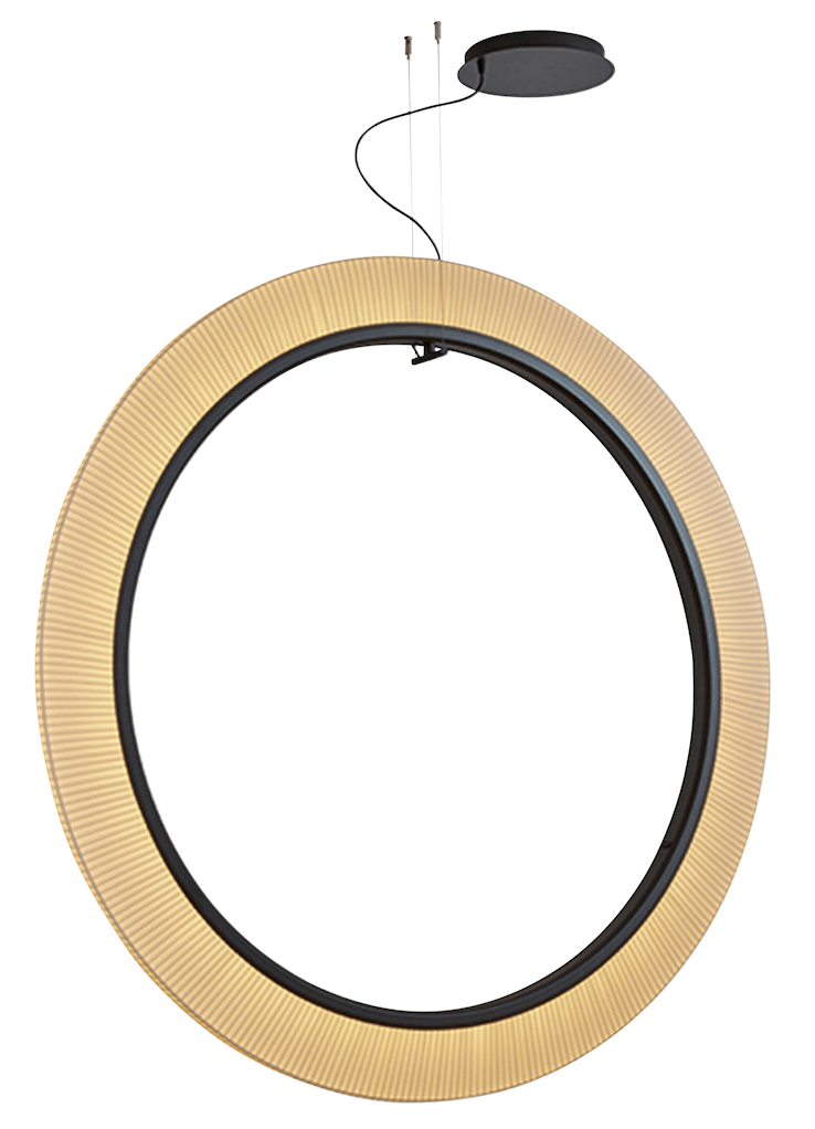 Roda S/150/V LED Dimmable Pendant - Bover - Pendants - Cream - Surface Canopy - HORNE