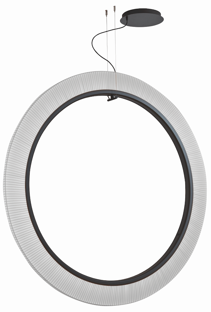 Roda S/150/V LED Dimmable Pendant - Bover - Pendants - Cream - Surface Canopy - HORNE
