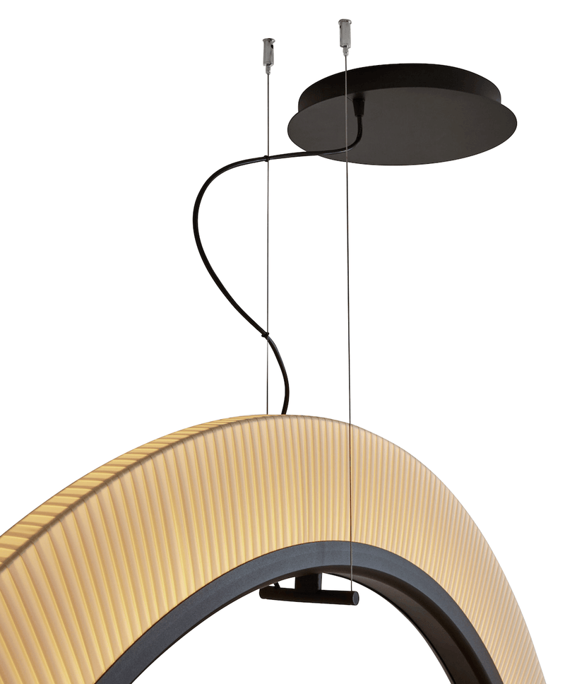 Roda S/200/V LED Dimmable Pendant - Bover - Pendants - Cream - Surface Canopy - HORNE