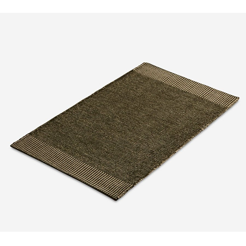Rombo Rug - Small - Woud - Rugs - White/Moss Green - HORNE