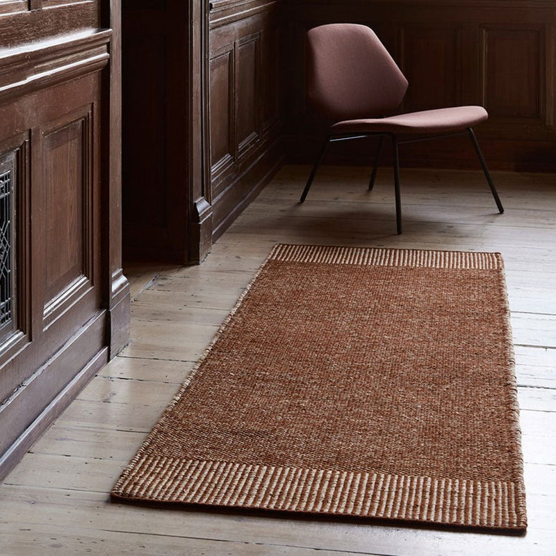 Rombo Runner Rug - Woud - Rugs - White/Moss Green - HORNE