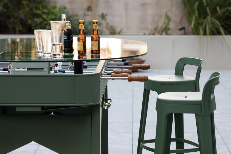 rs2 RS Barcelona Foosball Table and Dining Table - Black - HORNE