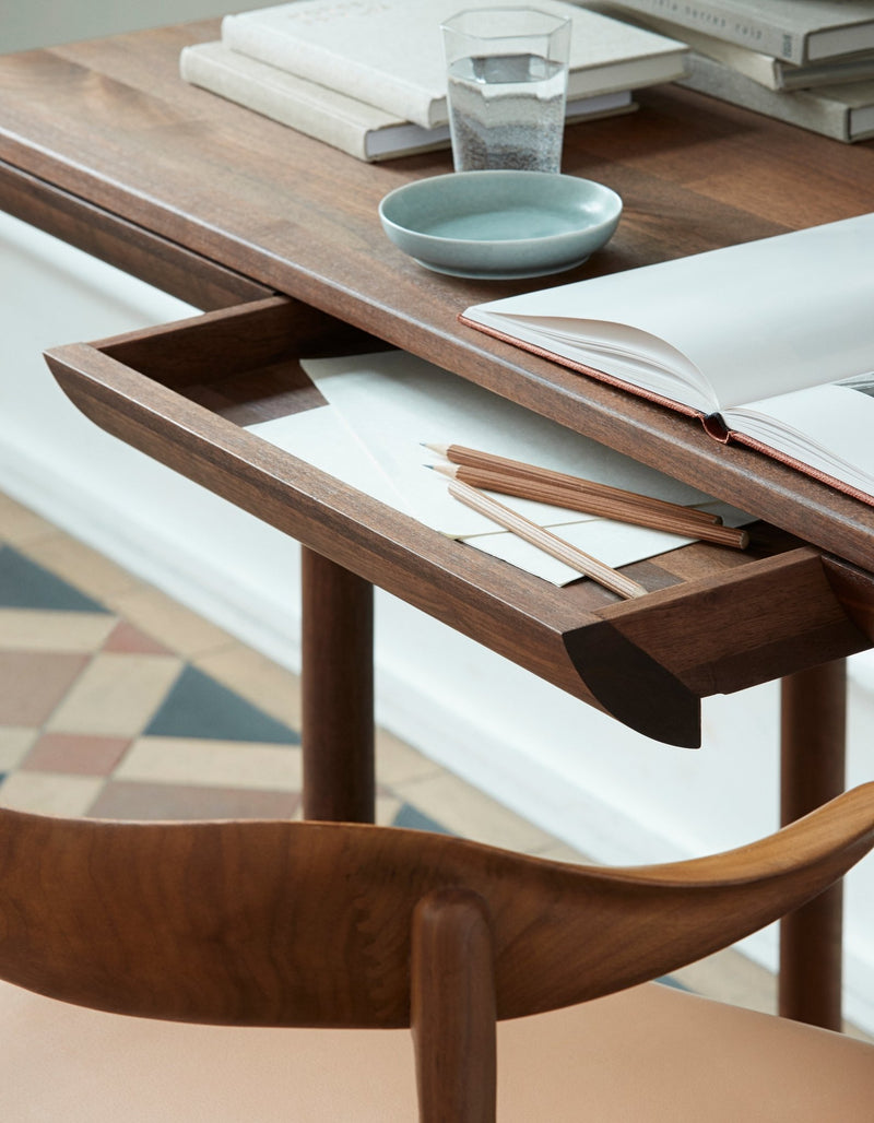 Rúna Office Desk - Warm Nordic - Desks - Oiled Walnut - HORNE