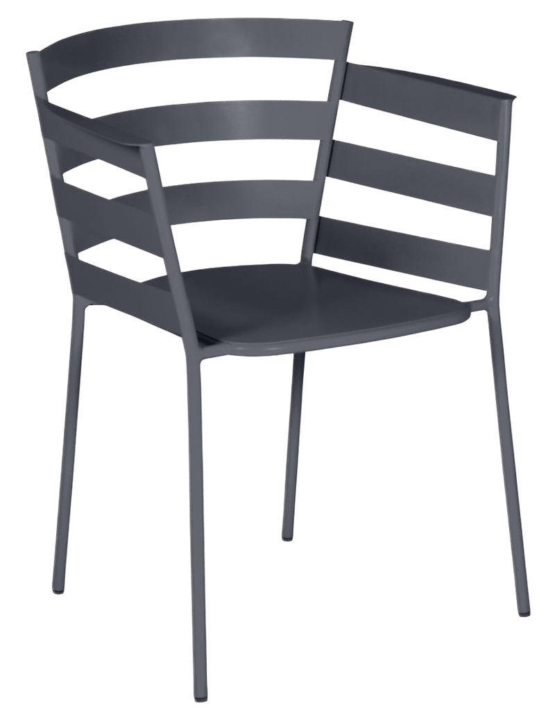 Rythmic Armchair - Set of 2 - Fermob - Outdoor Furniture - Black Cherry - HORNE