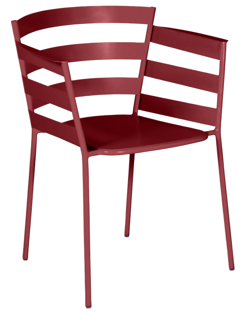 Rythmic Armchair - Set of 2 - Fermob - Outdoor Furniture - Black Cherry - HORNE