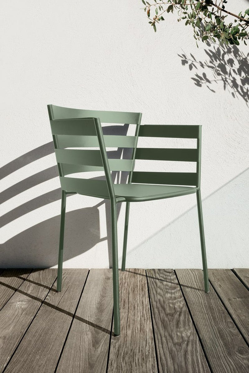 Rythmic Armchair - Set of 2 - Fermob - Outdoor Furniture - Black Cherry - HORNE