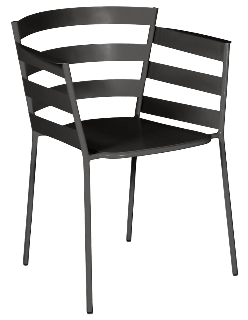 Rythmic Armchair - Set of 2 - Fermob - Outdoor Furniture - Black Cherry - HORNE