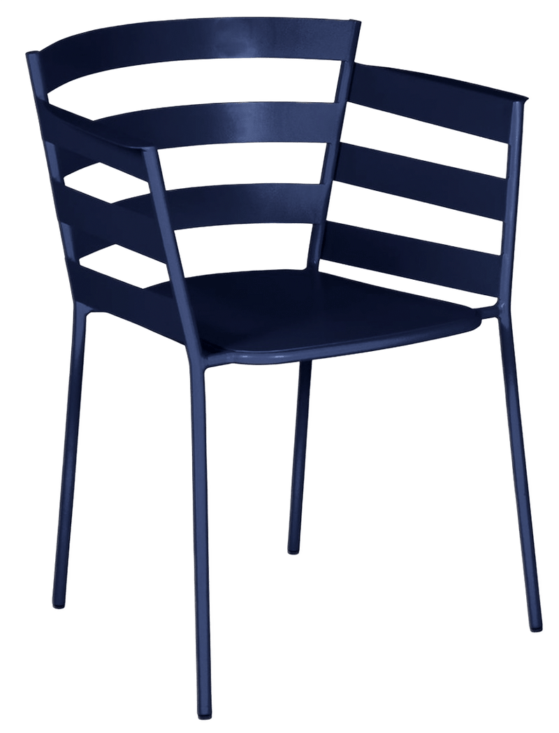 Rythmic Armchair - Set of 2 - Fermob - Outdoor Furniture - Black Cherry - HORNE