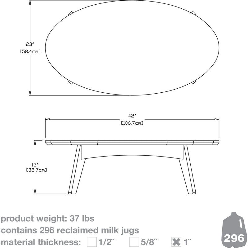 Satellite Cocktail Oval