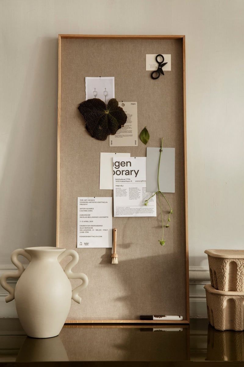 Scenery Pinboard - Ferm Living - Office Accessories - Narrow - Black Ash - HORNE