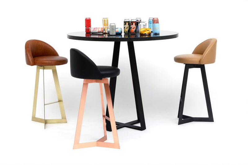 Sea Smoke Bar Table - Artless - Tables + Desks - Belgium Black - 36