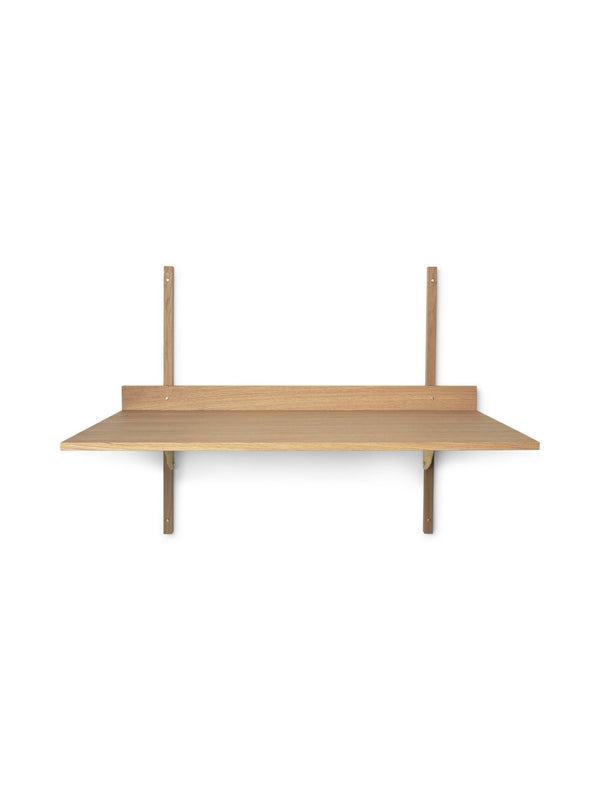 Sector Desk - Ferm Living - Desks - Oak - Black Brass - HORNE