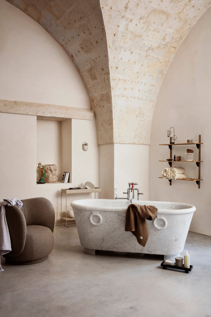 Sector Triple Wide - Ferm Living - Shelving - Natural Oak/Brass - HORNE