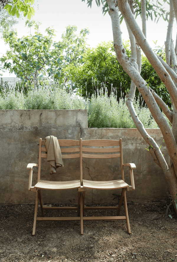 Selandia 2 Seater Chair - Skagerak by Fritz Hansen - Outdoor Furniture - HORNE