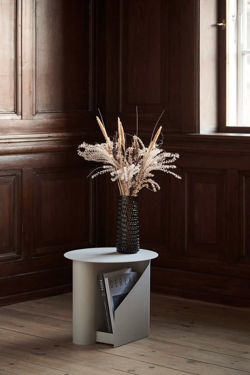 Sentrum Side Table - Woud - Outdoor Furniture - Warm Grey - HORNE