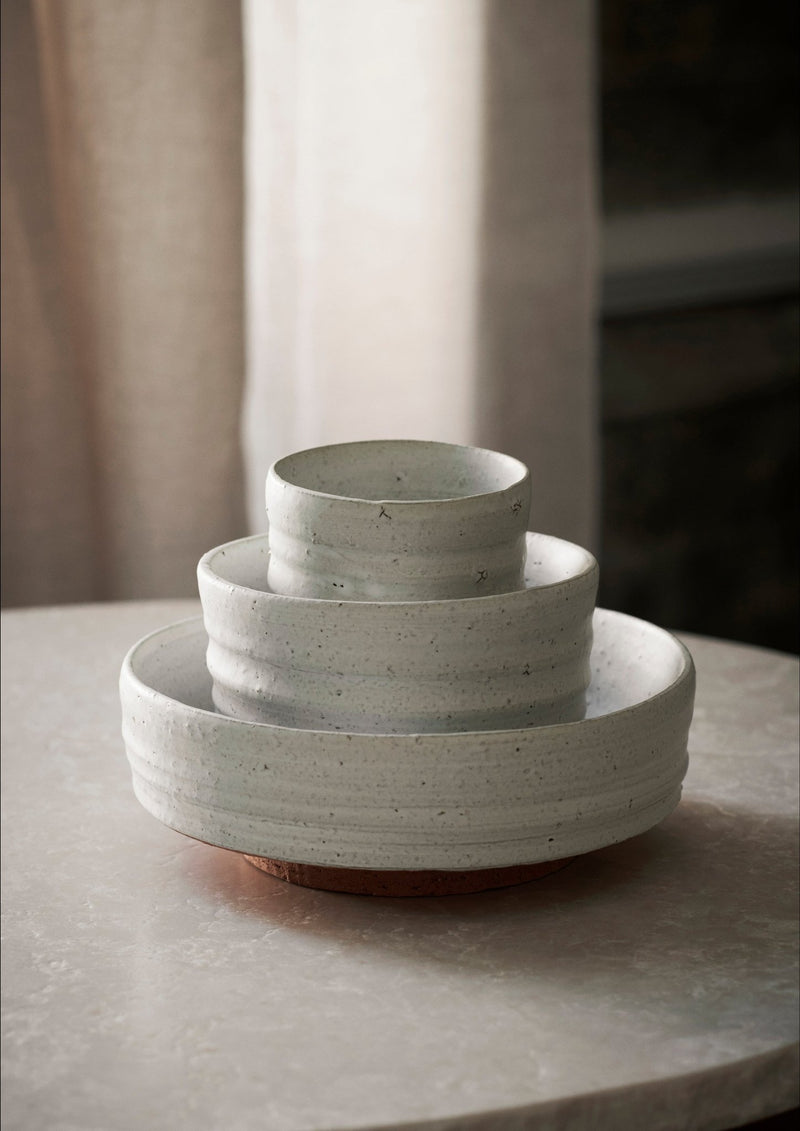 Serena Bowl - Ferm Living - Serveware - Small - Green - HORNE