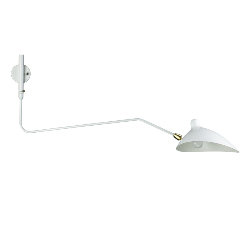 Serge Mouille 1-Arm Rotating Sconce