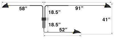 Serge Mouille 3-arm Rotation Sconce