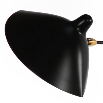 Serge Mouille 3-Still Arm Spider Wall Sconce