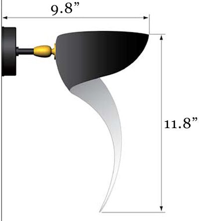 Serge Mouille Flame Wall Sconce