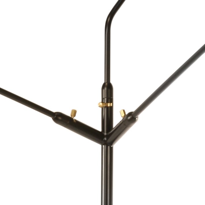Serge Mouille Three-Arm Rotating Floor Lamp