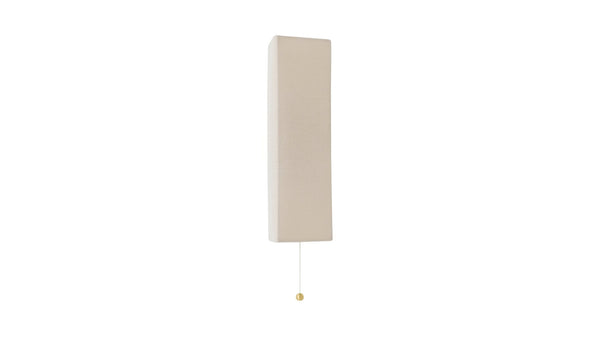 Shaded Gable Wall Sconce - Workstead - Wall Sconces - Hewn Brass - With Pull Chain - HORNE