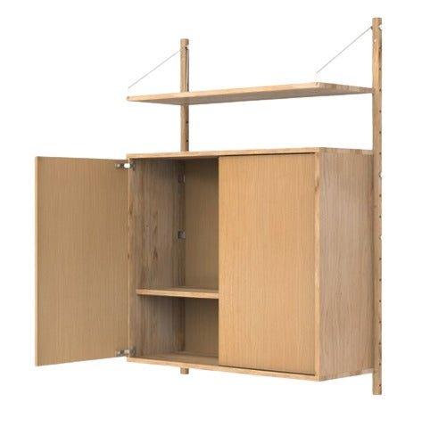 Shelf Library - Cabinet Section/M - Frama - Storage + Organization - Natural Oak - HORNE