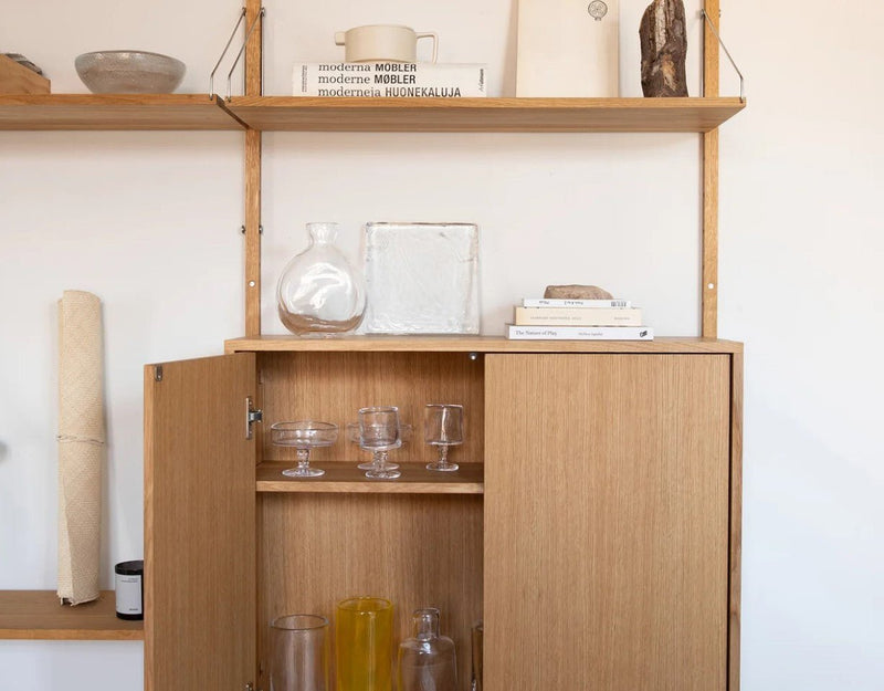 Shelf Library - Cabinet Section/M - Frama - Storage + Organization - Natural Oak - HORNE