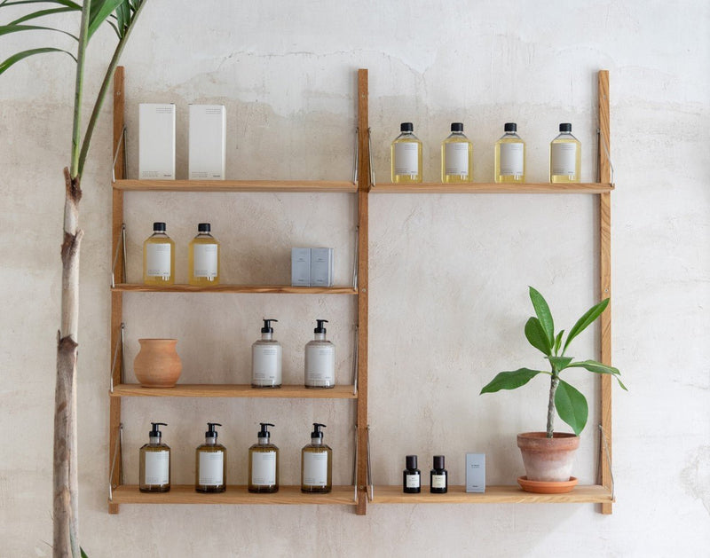 Shelf Library - Double Section - Frama - Storage + Organization - Natural Oak - HORNE