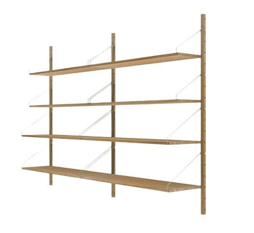 Shelf Library - Double Section - Frama - Storage + Organization - Natural Oak - HORNE