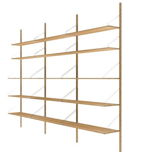 Shelf Library - Triple Section - Frama - Storage + Organization - Stainless Steel - HORNE