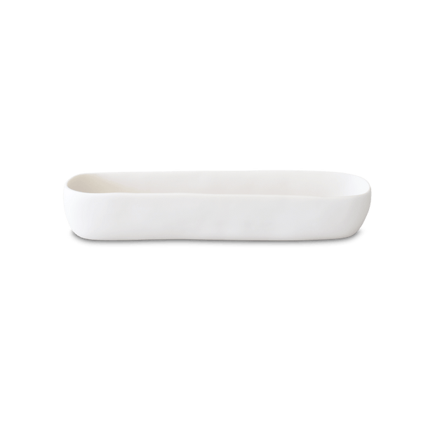 Cuadrado Short Centerpiece Bowl - Tina Frey - Serveware - White - HORNE