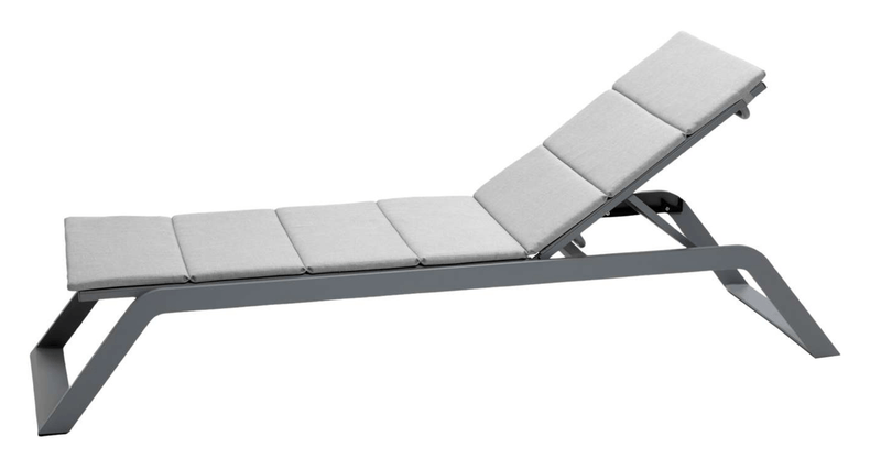 Siesta Sunbed - Cane Line - Outdoor Furniture - Grey - No Cushion - HORNE