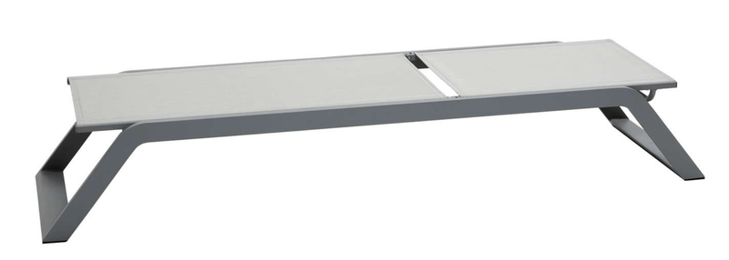 Siesta Sunbed - Cane Line - Outdoor Furniture - Grey - No Cushion - HORNE