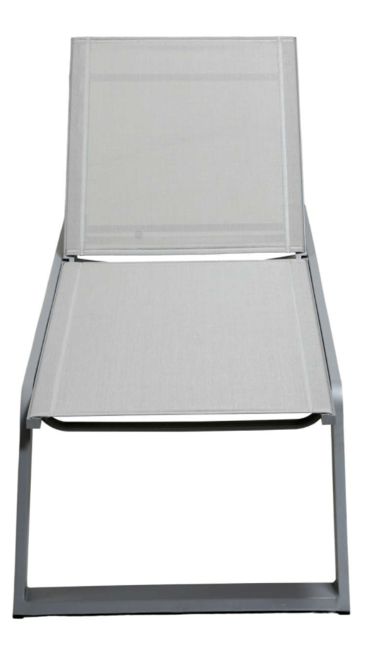 Siesta Sunbed - Cane Line - Outdoor Furniture - Grey - No Cushion - HORNE