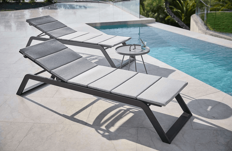 Siesta Sunbed - Cane Line - Outdoor Furniture - Grey - No Cushion - HORNE