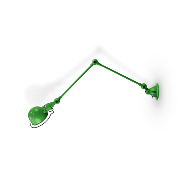 Signal 2 - Arm Wall Sconce - SI331 - Glossy Finish - Jielde - Wall Sconces - No Switch - Apple Green - RAL6018 - HORNE