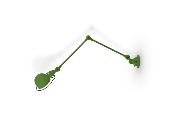 Signal 2 - Arm Wall Sconce - SI331 - Matte Finish - Jielde - Wall Sconces - No Switch - Apple Green - RAL6018 - HORNE