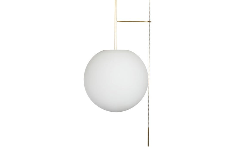 Signal Globe - Workstead - Ceiling Lights - Hewn Brass - With Pull Chain - HORNE