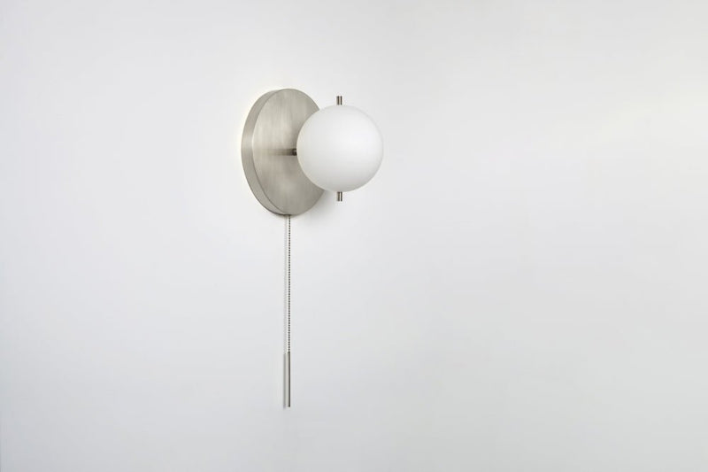 Signal Sconce - Workstead - Wall Sconces - Hewn Brass - With Pull Chain - HORNE