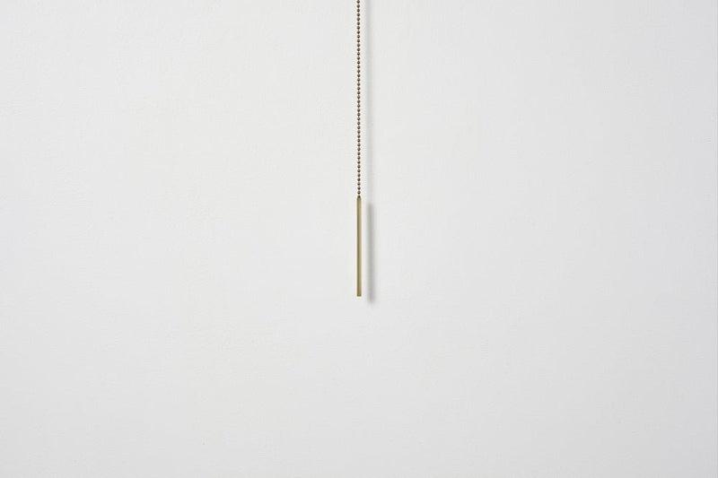 Signal Sconce - Workstead - Wall Sconces - Hewn Brass - With Pull Chain - HORNE