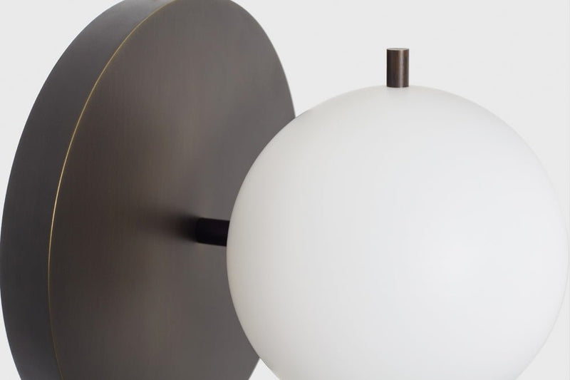 Signal Sconce - Workstead - Wall Sconces - Hewn Brass - With Pull Chain - HORNE