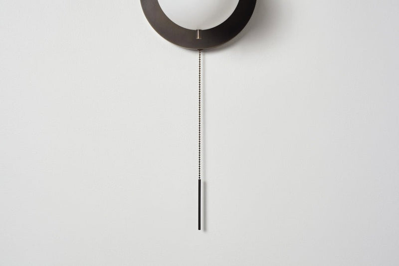 Signal Sconce - Workstead - Wall Sconces - Hewn Brass - With Pull Chain - HORNE