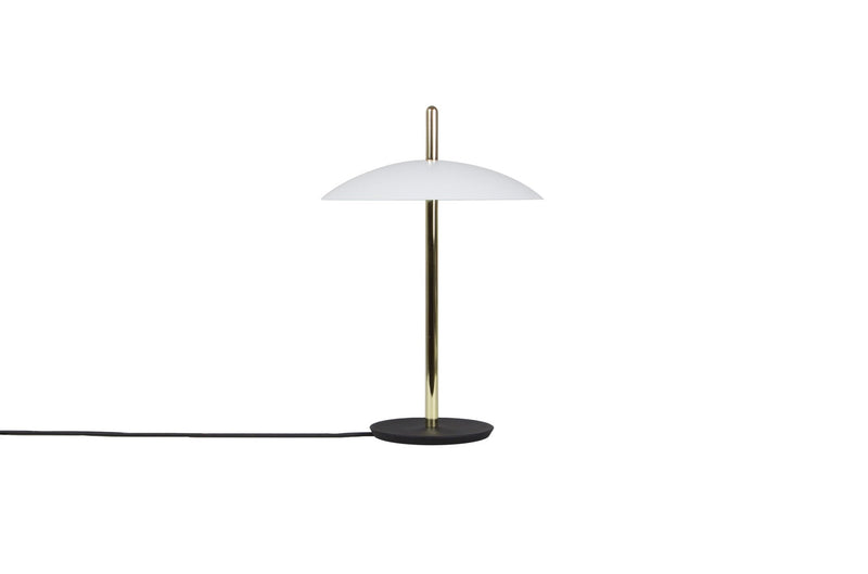 Signal Table Lamp - Souda - Table + Task - White x Brass - 2700K - Warm White - HORNE