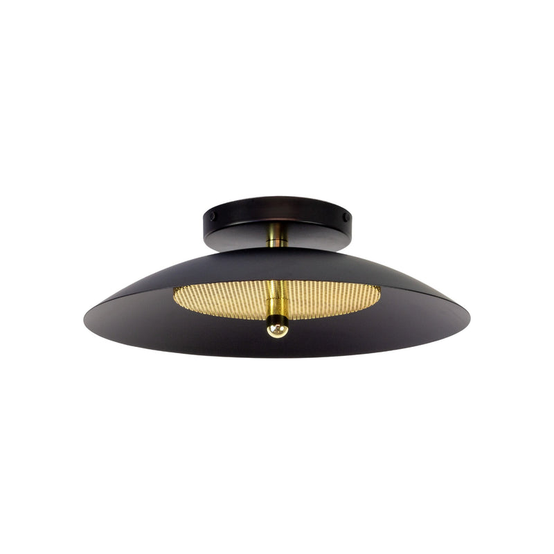 Signal Wall/Ceiling Light - Flush Mount - Souda - Ceiling Lights - White - Brass - 2700K - Warm White - HORNE