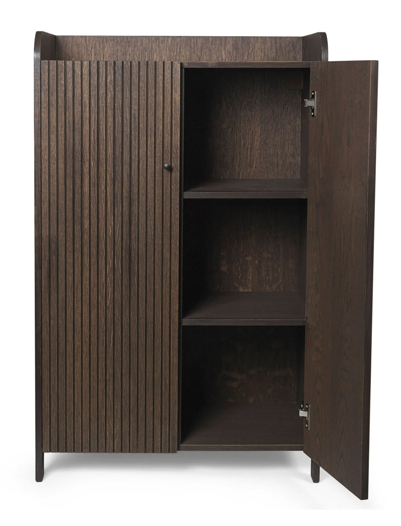 Sill Cupboard Low - Ferm Living - Storage + Organization - Dark Stained Oak - HORNE