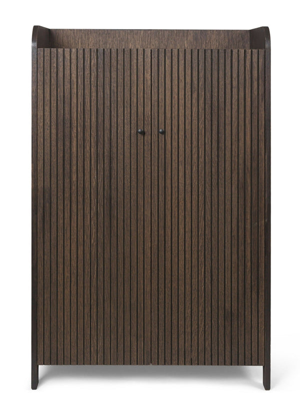 Sill Cupboard Low - Ferm Living - Storage + Organization - Dark Stained Oak - HORNE