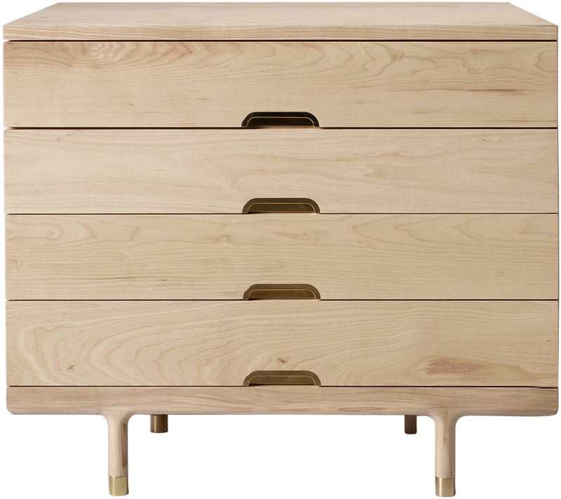 Simple 4 - Drawer Dresser - Kalon Studios - Dressers - Ash - HORNE