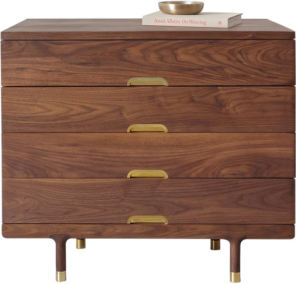 Simple 4 - Drawer Dresser - Kalon Studios - Dressers - Walnut - HORNE